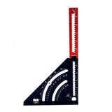 Foldable Multifunction Measuring Ruler Woodworking Positioning Tool Angle Adjusting Extendable Utility Tool