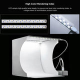 PULUZ Folding Lightbox 20cm 30cm Light box Mini Photo Studio Box  Photography Light Studio Shooting Tent Box Kit & 6 Backdrops
