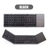 Mini folding keyboard Touchpad Bluetooth-compatible 3.0 Foldable Wireless Keypad for Windows,Android,ios Tablet ipad Phone