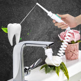 5 Modes Oral Irrigator USB Rechargeable Water Floss Portable Dental Water Flosser Jet 350ml Irrigator Dental Teeth Cleaner+5 Jet