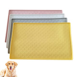 Silicone Mat Pet Dog Cat Clacemat Food For Puppy Bowl Pad Dogs and Cats Waterproof Feeding Mats Non-slip Pet Excrement Pads