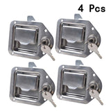 4pcs Trailer Car Recreational Vehicle Tool Box Locks Anti-theft Handle Locks Trailer Parts A35