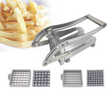 Potato Cutter Household Stainless Steel Hand Pressure Cutter French Fries Slicer Potato Chips Maker Machine Tools For Kitchen