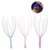 Head Relax Massager Head Hair Held Scalp Neck Equipment Stress Release Relax Massager Physician Steel Ball Massager