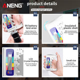 LCD Display Universal Digital Battery Capacity Meter Tester Card Type Power Tester Power Detector ABS Plastic