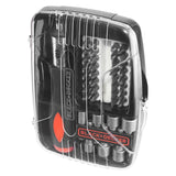 Black Decker A7062 40 Piece Ratchet Screwdriver and Screwing End Set