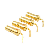 LITON Free Welding OFC Gold-plated Pin Plug Connector HIFI Audio Speaker Cable Adapter