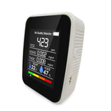 Air Quality Detector CO2 Tester with Carbon Dioxide TVOC Formaldehyde Value Electricity Quantity Temperature Humidity Display