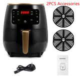 Air Fryer 4.5L 1400W Electric Air fryer Oven 360°Baking LED Touchscreen Deep Fryer without Oil Multifunction Airfryer 110V/220V