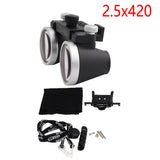 Binocular Dental Loupes 2.5X 3.5X Coated Optical Lens with Clip Magnifying Glass Galilean Dental Magnifier with Headlight