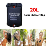 20L Water Bag Portable Solar Heated Shower Bag Outdoor Bathing Bag for Camping Hiking Bbq Water Storage Water Bag Sun Compact