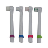 4Pc Electric Toothbrush heads  For Children 4 blue  Care for oral health Soft brush Replaceable brush head