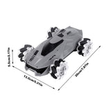 RC LED Remote Control Car Rechargeable Car Remote Control Roll Car Kids Robot RC Cars Toys