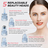 Skin Care Tools Blackhead Remover Face Deep Nose Cleaner T Zone Pore Acne Pimple Removal Vacuum Suction Facial Diamond Beauty