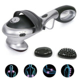 Handheld Electric Body Heated Massager Stick Infrared Body Neck Back Massage Waist Cervical Massager Hammer Vibration Relaxation