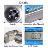 Electronic Digital Flowmeter Liquid Water Turbine Flow Meter Fuel Oil Flowmeter 1.5 Inches 10-100gpm 38-380L/Min