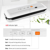 Food Vacuum Sealer Machine Touch Screen One Key Operation Strong Suction Preservation Vacuum Lock Fresh Moisture Mildew Proof