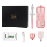 Portable Mini Airbrush Set Facial Water Oxygen Injector Machine Compressor Skin Mouisture Multi-Function Makeup Paint Art Spray