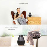 Tuya Smart Wifi Essential Oil Diffuser Wood Grain Wireless Air Humidifier Voice Control Alexa Google App For Room Bedroom Home