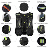 5L Hydration Backpack Reflective Cycling Backpack Fits 68cm To 130cm Chest Circumference For Cycling Marathons Running Knapsack