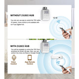 Tuya Smart Zigbee Radiator Actuator TRV Programmable Thermostatic Radiator Valve App Remote Temperature Controller