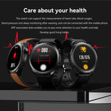 E420 Smart Watch Intelligent Blood Glucose Heart Rate Men Women Body Temperature ECG Health Monitor Smartwatch