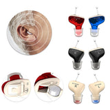 1 Pair Hearing Aid with Battery Audifonos Digital Voice Sound Amplifiers Mini Ear Aid for The Elderly Deafness Health Care
