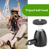 Mini Ball Head Q39 360 Degree Rotating Panoramic Aluminum Tripod Head with 1/4 inch Screw Hole for DSLR Camera Camcorder