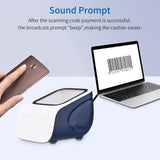 1D 2D QR Desktop Barcode Scanner Platform Hands-free USB Wired Bar Code Reader Scanner Plug&amp;Play Large Scanning Window