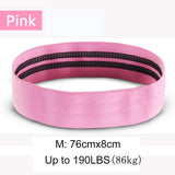Home Fitness Loop Pilates Hip Circle Resistance Bands Anti Slip Booty Elastic Training Rubber Cotton Workout Yoga Belt Exercise