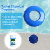 Adjustable Bottom Swimming Pool Applicator Tablet Chemical Dispenser Automatic Floating Decontamination Plastic Cleaning Tool