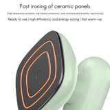 Mini Steam Iron Portable Ironing Machine Handheld Steam Iron Hanging Ironing Suitable for Home Travel Eu Plug