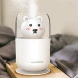Cute Bear Humidificador Portable Air Humidifier Night Light USB Humidifier USB Colorful Humidifier Desktop Humidifier Purifier