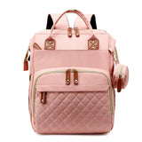 Mommy Bag Backpack Diaper Bag Waterproof Insulated Bottle Storage Bag Large-capacity Outdoor Portable Foldable Baby Stroller Bag