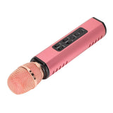 Wireless Bluetooth Microphone Portable Handheld Microphone Speaker with Built-in 2000mAh Rechargeable Battery for PC Smartphones