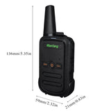 Mini walkie-talkie ultra-thin miniature handheld hotel restaurant barber shop small wireless outdoor hand table D14 21 Dropship