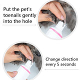Painless Pet Paw Nail Tool Cut The Nail Dog Nail Grinders Dog Nail Clippers USB Rechargeable Electric Pet Nail Cleaning Supplies