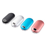 Hand Warmer Cobblestone Digital Display Hand Warmer Large Capacity Mobile Power Creative Digital Display USB