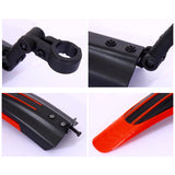 2 pieces Of Bicycle Mudguards Mud-proof Mountain Bike Tires Front And Rear Mudguards Colored Plastic Fender Wings Bicycle Parts