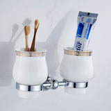 Modern Clear Crystal Bathroom Accessories Sets Silver Polished Chrome Bathroom Products Solid Brass Bathroom Hardware Sets jk6