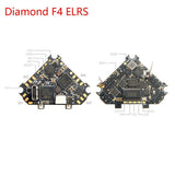 HappyModel DiamondF4 ELRS / FRSKY AIO 5in1 Flight Controller Built-in 400mW OPENVTX BLS 5A ESC OSD For PV Bwhoop Mobeetle6