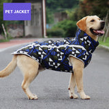 New style pet clothes autumn and winter windproof padded warm dog coat big dog pet ass pet clothing
