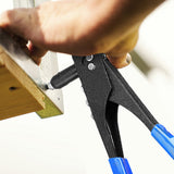 Rivet Gun Kit Heavy Duty Single Hand Manual Riveter with 40 PCS Rivets 4 Interchangeable Heads 3/32 Inch 1/8 Inch 5/32 Inch