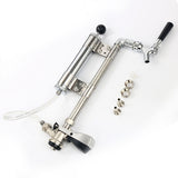 Homebrew Beer Party Pump With D Type Keg Coupler Stainless Steel Tap and Screw Barrel Coupler Keg Party Pump Bar Accessories