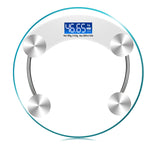 LED Digital Body Scale High Accuracy Weight Scale For Body Weight Health keep Bathroom Scale Round Transparent Scale
