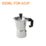 Coffee Maker Aluminum Mocha Espresso Percolator Pot Coffee Maker Moka Pot 1cup/3cup/6cup/9cup/12cup Stovetop Coffee Maker