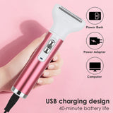 5 in 1 Women Shaver Painless Hair Removal Epilator Shaving Machine Face Beard Eyebrow Nose Trimmer Body Electric Razor