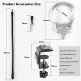 LED Lamp Magnifying Glass Repair Lamp Circuit Board Welding Auxiliary Tool G-Clamp Welding Station Two Jaws