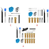 Nozzle Sleeves Throat Thermistor Heating Tube Kit for Sidewinder X1/Genius B2EF