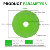 5 Pcs Glass Cutting Blades, Saw Blade Wheels, Angle Grinder Glass Ceramic Cutting, 4Inch Ultra Thin Diamond Saw Blade